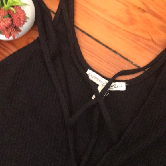 Express Body Suit small petite. Black. - Picture 3 of 5